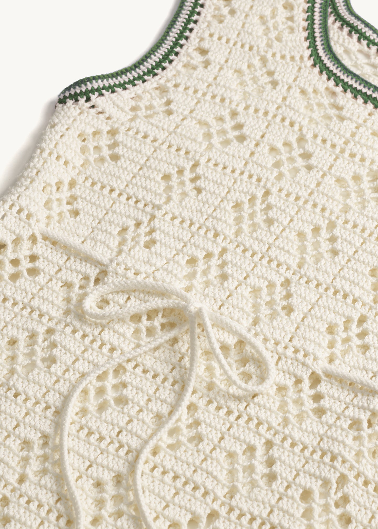 CHARLENE CROCHET TENNIS DRESS Green Grass