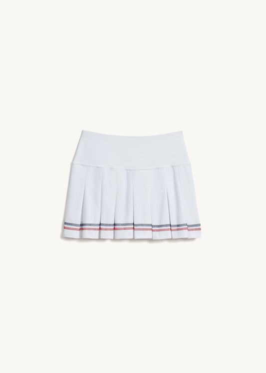 EVONNE SPORT SKIRT Club White & RWB Stripe