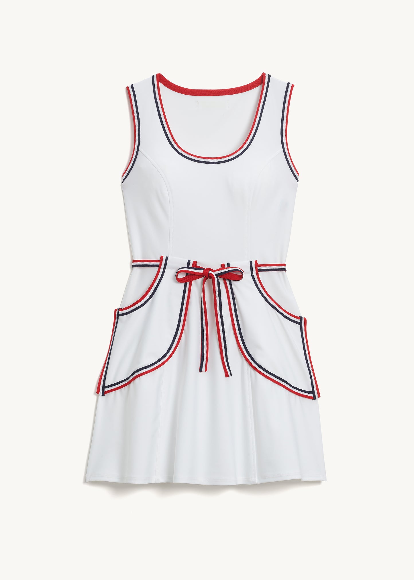 BIRCHY OG DRESS Club White & RWB Trim