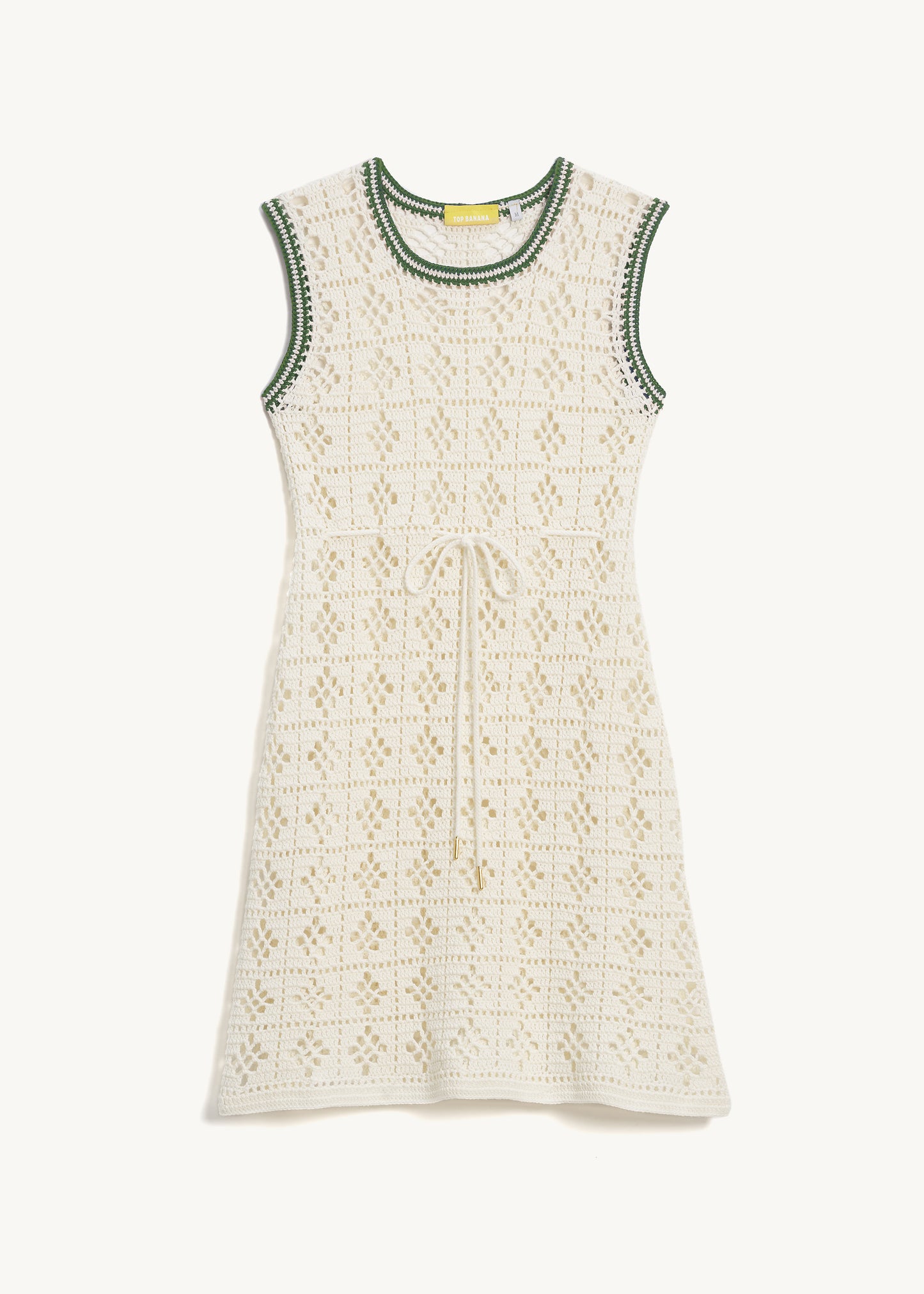 CHARLENE CROCHET TENNIS DRESS Green Grass