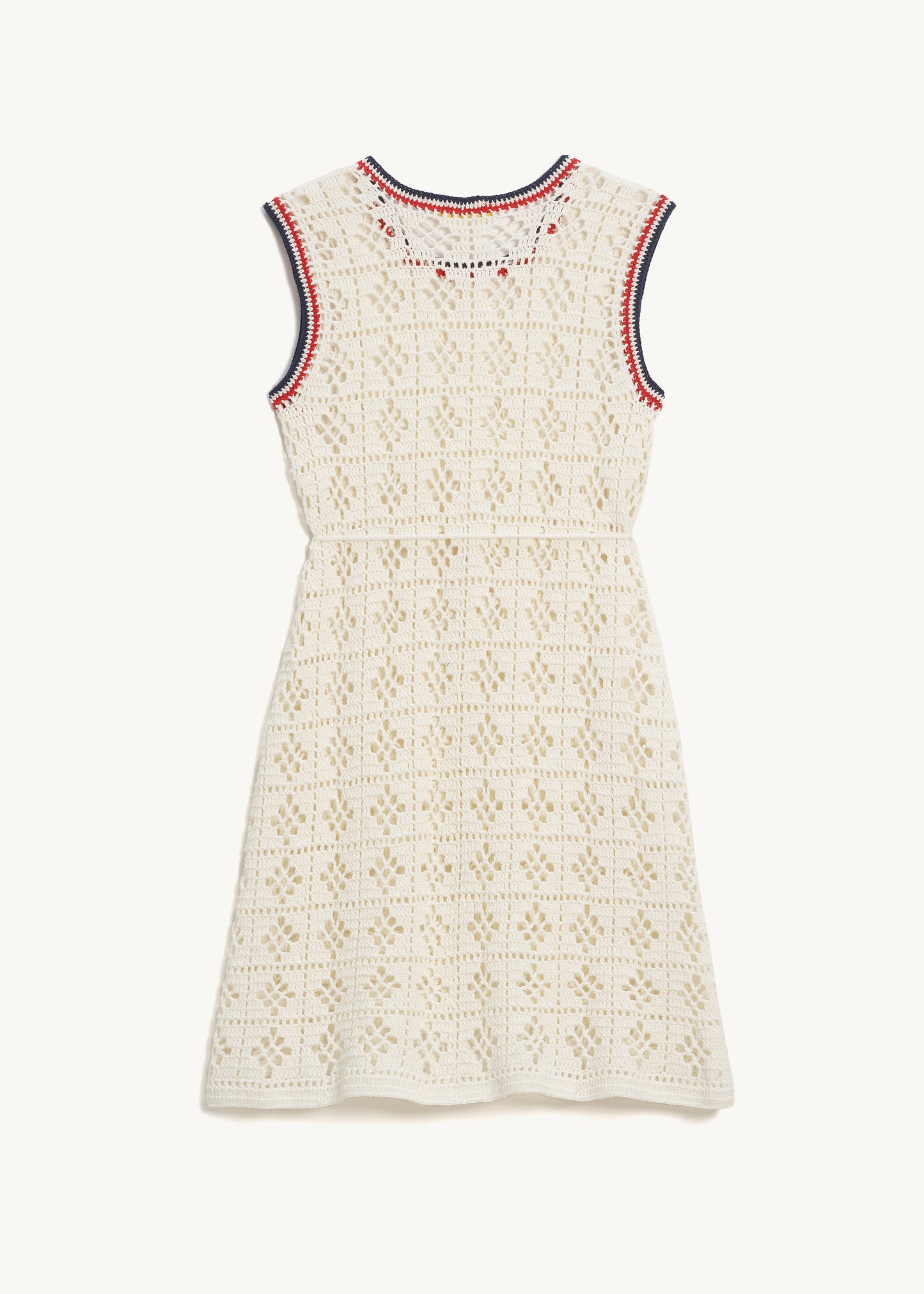 CHARLENE CROCHET TENNIS DRESS RWB