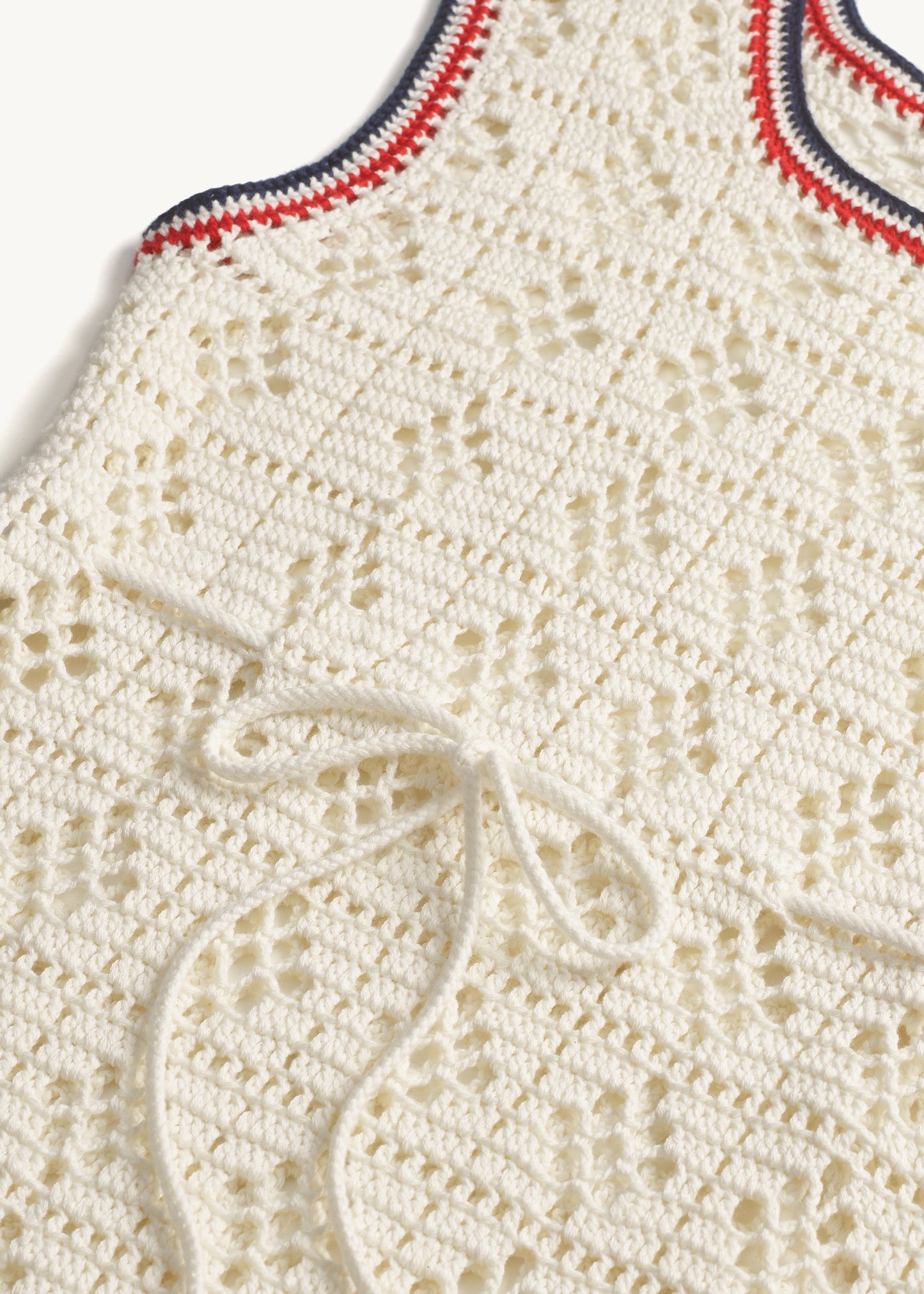 CHARLENE CROCHET TENNIS DRESS RWB