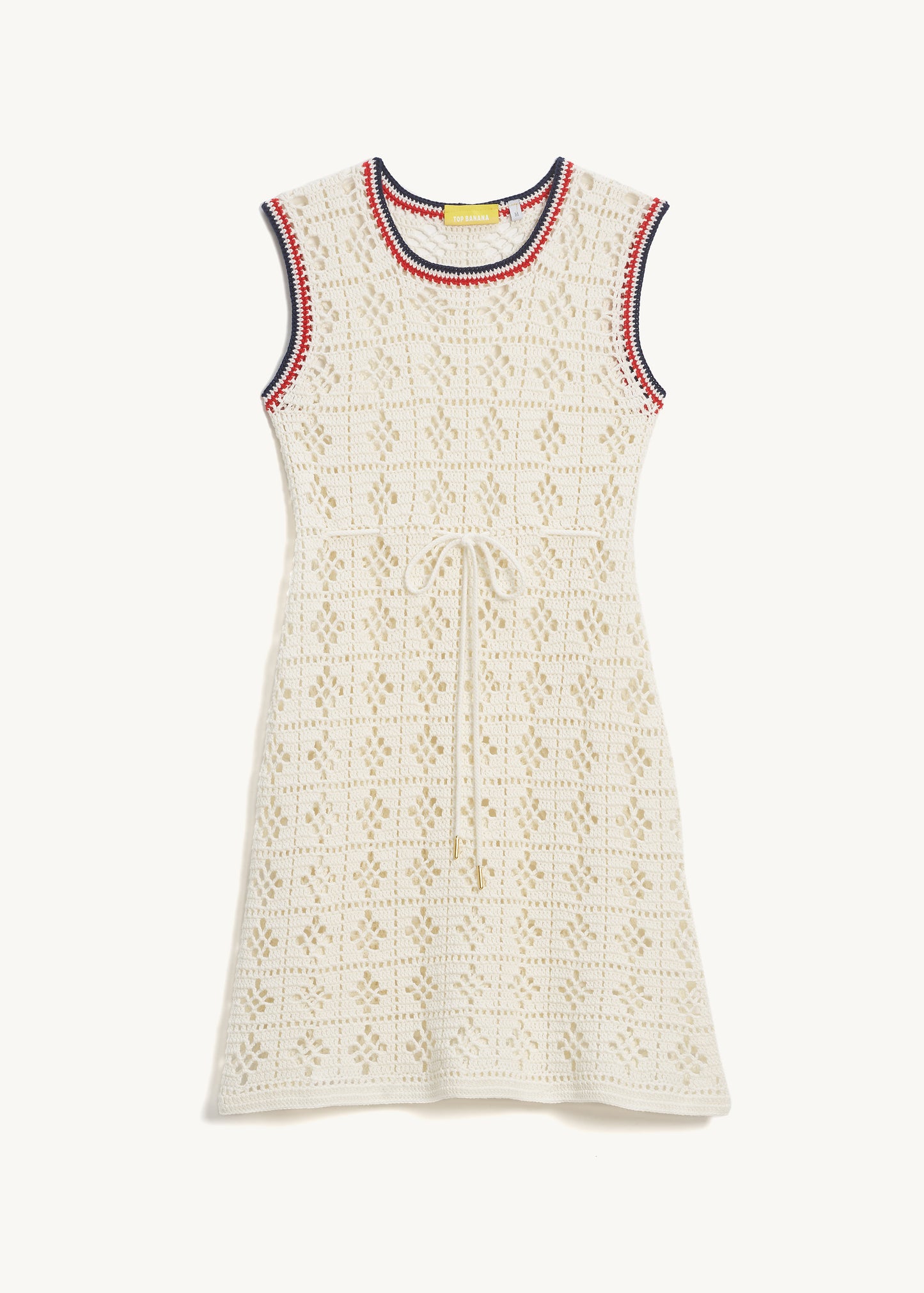 CHARLENE CROCHET TENNIS DRESS RWB