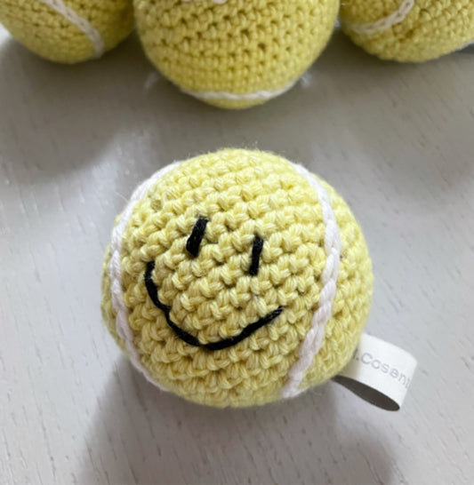 HAND-CROCHETED TENNIS BALL