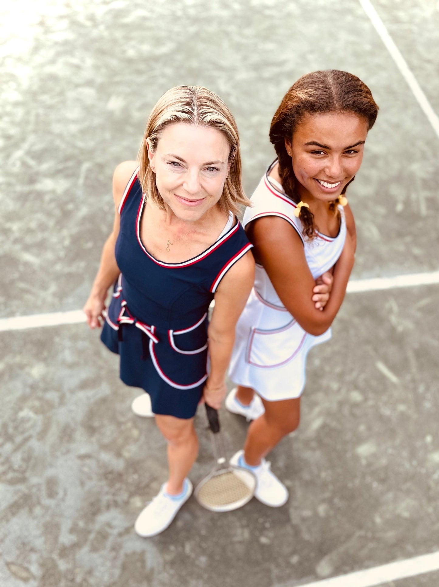 BIRCHY OG DRESS Club White & RWB Trim