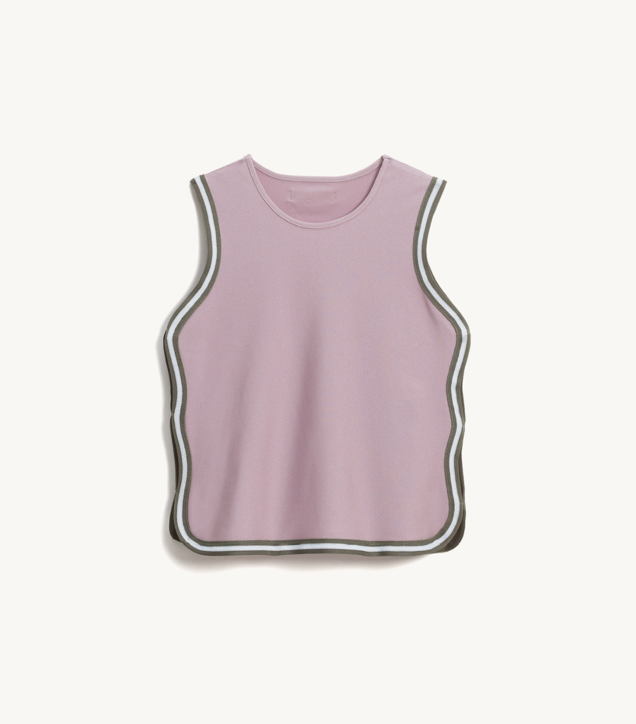 HANA TANK Lunar Lilac & Olive Trim