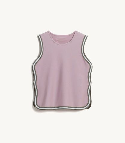 HANA TANK Lunar Lilac & Olive Trim