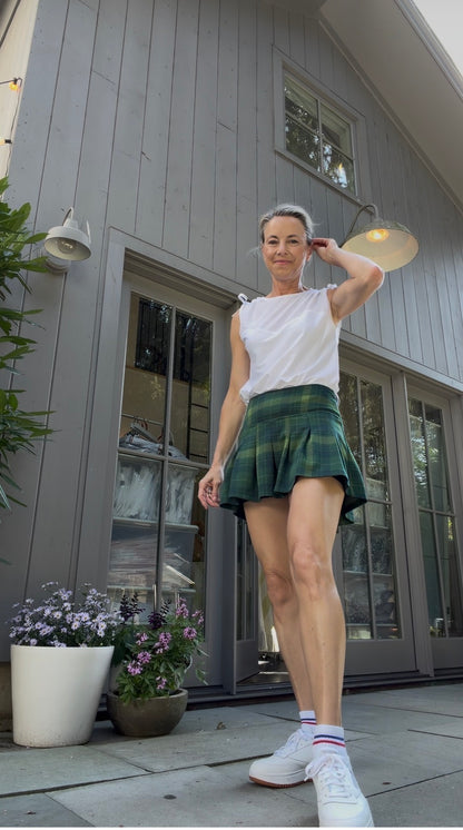 EVONNE SKIRT in Italian Plaid