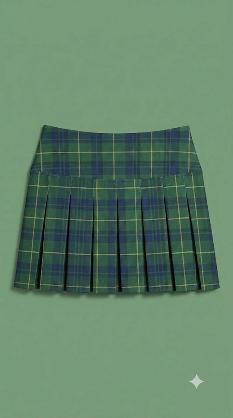 EVONNE SKIRT in Italian Plaid