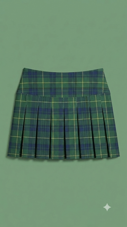 EVONNE SKIRT in Italian Plaid