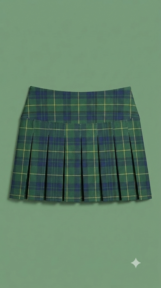 EVONNE SKIRT in Italian Plaid