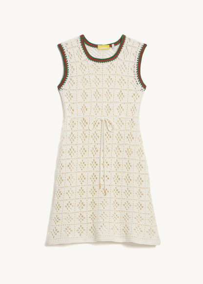 CHARLENE CROCHET TENNIS DRESS- Italian color