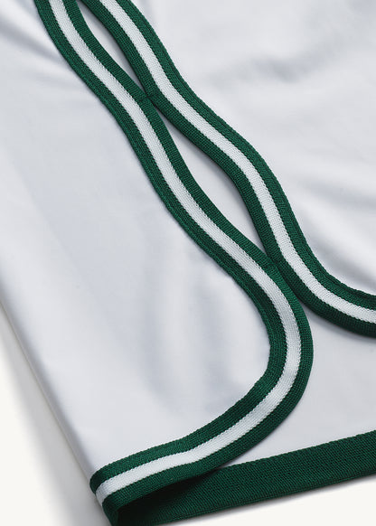 HANA TANK Club White & Green Grass Trim